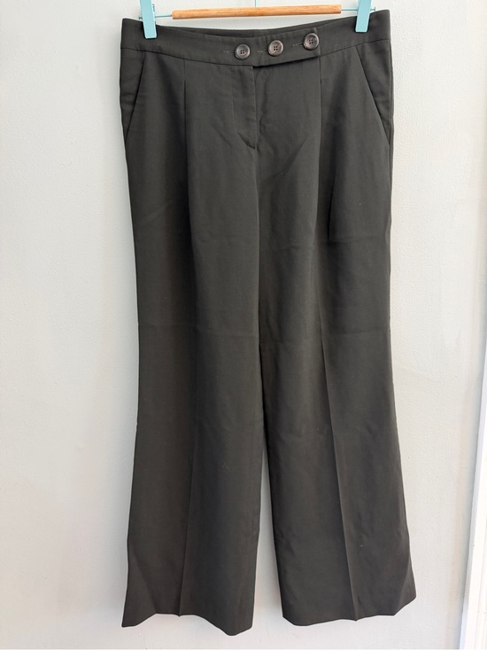 Valentino Pants - Valentino Roma Virgin Wool Wide Leg Trouser Pants, Size 6